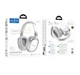 Беспроводные накладные наушники HOCO W73 Graceful Silver Bluetooth с App и амбушюрами PU-кожа - изображение 4