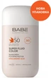 Солнцезащитный супер флюид ВВ с тонирующим эффектом Babe Laboratorios SPF 50 для всех типов кожи 50 мл (8436571631114) - изображение 1