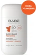 Детский солнцезащитный супер флюид BABE Laboratorios Pediatric SPF 50 с Пантенолом и Пребиотиком 50 мл (8436571632135) - изображение 1