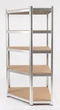 Стелаж кутовий металевий Profix 62040 з полицями 180 x 90 x 90 x 40 см (5903755620408) - зображення 2