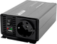 Przetwornica samochodowa Qoltec MS Wave 500/1000W 12V / 230V (5901878526812) - obraz 1