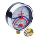 Термоманометр радіальний Koer KM.821R біметалевий 1/2" 10 бар 120°C (KR0215) - зображення 1