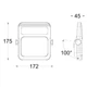 Прожектор светодиодный строительный LUTEC UTIN 7629701341 11Вт 5000K IP54 Work Light (7376) - изображение 5