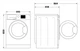 Пральна машина WHIRLPOOL WRBSS 6239 WUA, 6кгx1200об.xІнверторxДисплейxЧорний люк - зображення 5