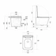 Унитаз подвесной Qtap Tern Ultra Quiet 520×345×325 мм, Marble, с сиденьем Slim Duroplast / Soft-close / Quick Release - изображение 2