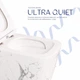 Унитаз подвесной Qtap Tern Ultra Quiet 520×345×325 мм, Marble, с сиденьем Slim Duroplast / Soft-close / Quick Release - изображение 6