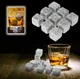 Камни для виски охлаждающие Aura Whiskey Stones MINI Набор из 9 штук 2х2 см Серый - зображення 2