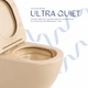 Унитаз подвесной Qtap Robin Ultra Quiet 520×365×340 мм, Beige, с сиденьем Slim Duroplast / Soft-close / Quick Release - изображение 5