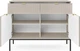 Комод Perfect Home Nova KSZ104 83x104x39 см, 2-дверний, 2 шухляди, чорні ніжки Кашемір (000012377310) - зображення 3