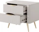 Тумба ночная Perfect Home Lante 2S 38x55.3x63.2 см, 2 ящика Бежевый (000012376642) - изображение 2