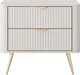 Тумба ночная Perfect Home Lante 2S 38x55.3x63.2 см, 2 ящика Бежевый (000012376642) - изображение 3