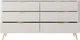 Комод Perfect Home Lante 6S/163 81.2x163.2x38 см, 6 шухляд Бежевий (000012376645) - зображення 4