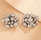 Серьги пусеты Fashion Jewerly маленькие с металлическими шариками из нержавеющей стали, серебристый цвет (SVS) - изображение 2