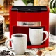 Электрическая кофеварка DOMOTEC 0705MS-500W Капельная с двумя чашками по 150мл Красная - изображение 2