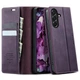 Кожаный чехол-книжка CaseMe Velvet Matte для Samsung Galaxy S26+ (Purple) Epik (255110) - изображение 2