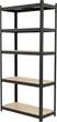 Regał metalowy Profix 62030C 5 półek 180 x 90 x 40 cm Czarny (5903755197948) - obraz 2