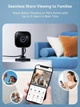 Камера видеонаблюдения Outinput 2K 3MP Wi-Fi для помещения с ночным видением и двусторонней связью - изображение 7