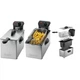 Фритюрниця Clatronic FR 3586 2000 Вт, 3 л, регульований термостат, кошик із ручкою, корпус із нержавіючої сталі, для картоплі фрі та закусок - зображення 4