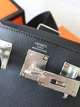 Класичний рюкзак середнього розміру Hermes Hac a Dos Backpack чорний (113) - зображення 7