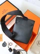 Класичний рюкзак середнього розміру Hermes Hac a Dos Backpack чорний (113) - зображення 9