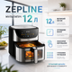 Аэрофритюрница-мультипечь Zepline 12 л 4200 Вт - изображение 2