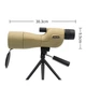 Монокуляр зум 25-75x60 зі штативом і кліпсою для смартфона підзорна труба для полювання туризму та спостереження з призмою BaK4 - зображення 7