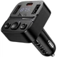 Автомобильный FM-модулятор HOCO E87 Delta Bluetooth 5.4 с быстрой зарядкой PD 20W + QC 3.0 15W Черный - изображение 3