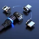 Посилений Магнітний кабель 540° Чорний, 1м для заряджання 3 в 1(Lightning(iPhone), micro USB, T-C), 2.4A - зображення 2