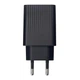 Сетевое зарядное устройство Borofone BAS74A USB-C 20W + USB-A 18W Black - изображение 6