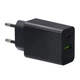 Сетевое зарядное устройство Borofone BAS76A USB-C 30W + USB-A 18W QC Black - изображение 8