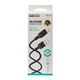 Кабель Borofone BX113BK USB - Type-C 3А, 2м, Black - зображення 11