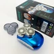 Электробритва VGR роторная аккумуляторная мужская, 3 плавающие головки, USB Type-C, IPX5, LED дисплей, сухое и влажное бритье - изображение 7