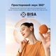 Наушники беспроводные TWS Baseus AirNora 2 с активным шумоподавлением ANC Bluetooth 5.4 Градиентный оранжевый - изображение 2