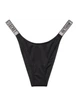 Купальник Victoria’s Secret Essential Shine Strap Swim L чорний - изображение 5