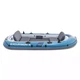 Надувная лодка Intex 66324 Excursion 4 Set синяя четырехместная до 500 кг виниловая 3-х камерная с веслами и ручным насосом 315х165 см (9-163-66324) - изображение 4