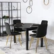 Стул MEBEL ELITE YORK Черный ножки золотые ME.YORK/CZ/ZL/V/K - изображение 7