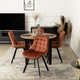 Стул MEBEL ELITE RICK Velvet Рыжий ножки черные ME.RICK/RD/V/K - изображение 7