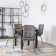 Стул бархатный YORK Velvet, Серый / Золотой (MEBEL ELITE) ME.YORK/P/ZL/V/K - изображение 4