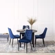 Стул MEBEL ELITE CORK Velvet Темно-синий ножки черные ME.CORK/GR/V/K - изображение 2