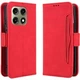 Чехол-книжка с карманами Deexe Wallet Stand для Motorola Edge 70 Pro - Red - изображение 1