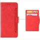Чехол-книжка с карманами Deexe Wallet Stand для Motorola Edge 70 Pro - Red - изображение 2