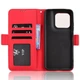 Чехол-книжка с карманами Deexe Wallet Stand для Motorola Edge 70 Pro - Red - изображение 4
