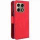 Чехол-книжка с карманами Deexe Wallet Stand для Motorola Edge 70 Pro - Red - изображение 7