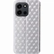 Чехол Deexe Rhombus Book для OnePlus Nord 6 - Silver - изображение 7