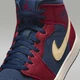 Кросівки Air Jordan 1 Mid Se Blue/Bordo IO7449-600 45 - зображення 7