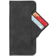 Чехол-книжка с карманами Deexe Wallet Stand для Motorola Edge 70 Pro - Black - изображение 3
