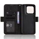 Чехол-книжка с карманами Deexe Wallet Stand для Motorola Edge 70 Pro - Black - изображение 4