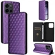 Чехол Deexe Rhombus Book для OnePlus Nord 6 - Purple - изображение 8
