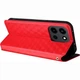 Чохол Deexe Rhombus Book для OnePlus Nord 6 - Red - зображення 4