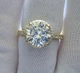 Срібна каблучка з муасанітом 5Ct Розмір 18 Сертифікат (9304) - зображення 3